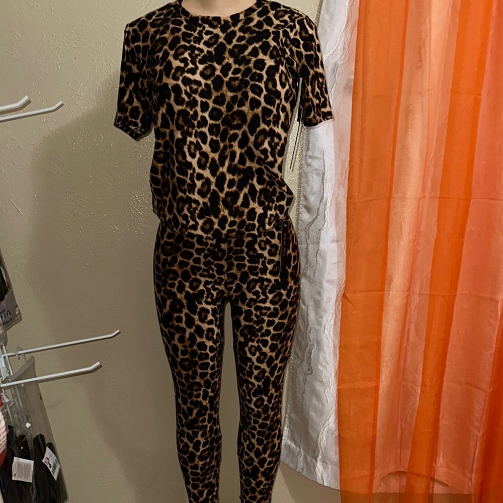 Leopard Print Jumpsuit